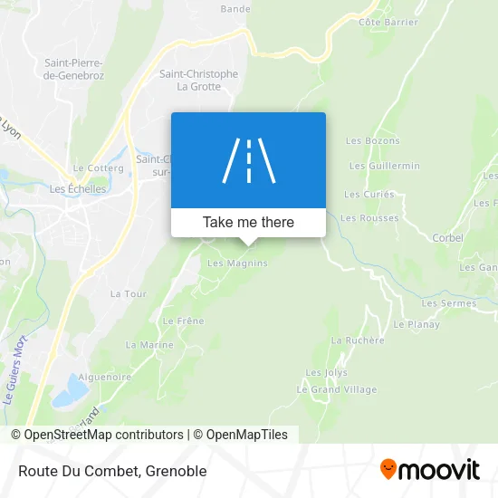 Route Du Combet map