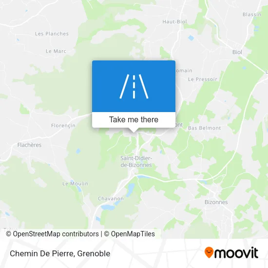 Chemin De Pierre map