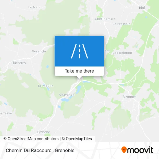Chemin Du Raccourci map