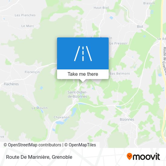 Route De Marinière map