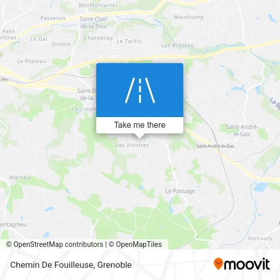 Chemin De Fouilleuse map