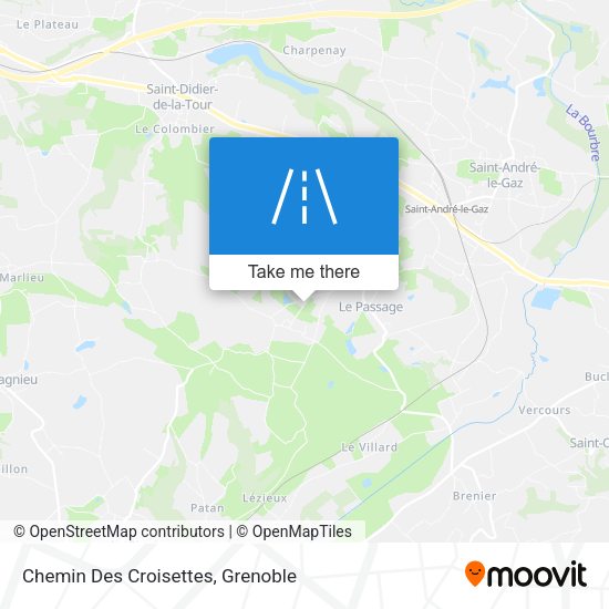 Chemin Des Croisettes map