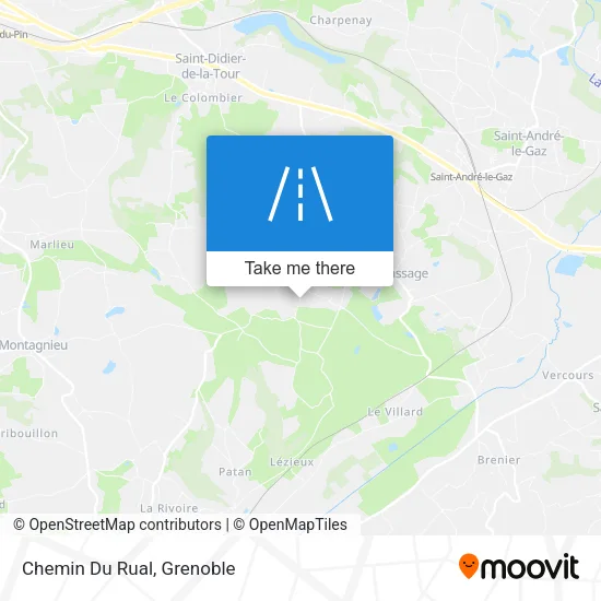 Chemin Du Rual map