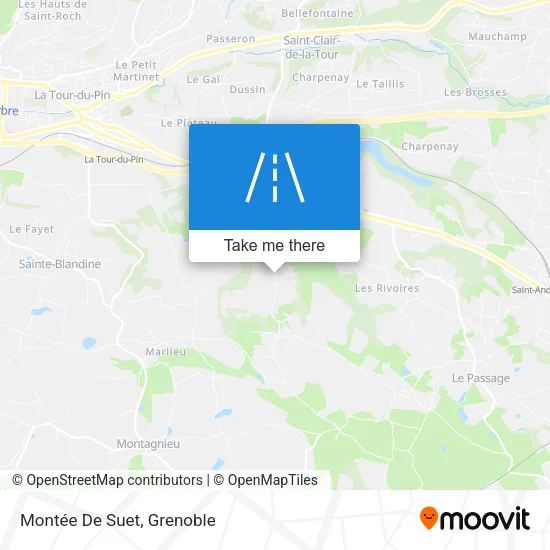 Montée De Suet map