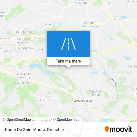 Route De Saint-André map