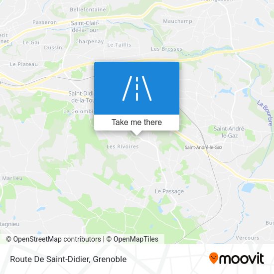 Route De Saint-Didier map
