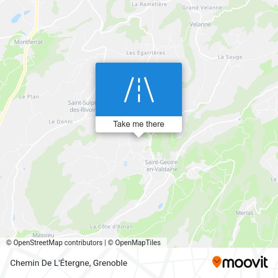 Chemin De L'Étergne map