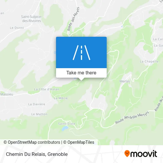 Chemin Du Relais map