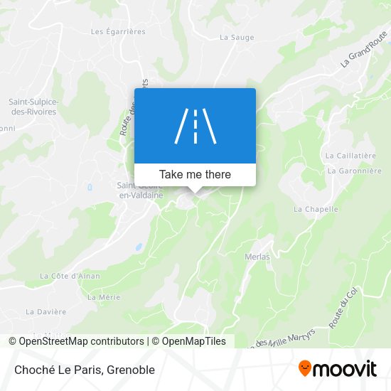 Choché Le Paris map