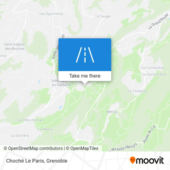 Choché Le Paris map