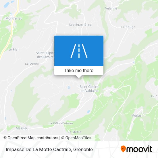 Impasse De La Motte Castrale map