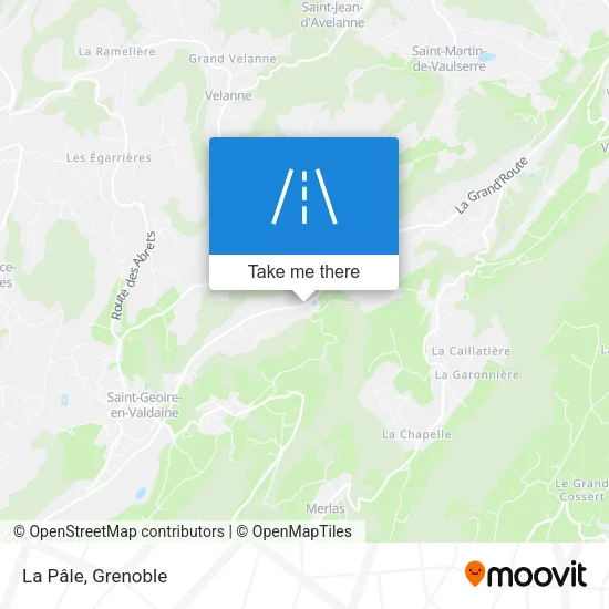 La Pâle map