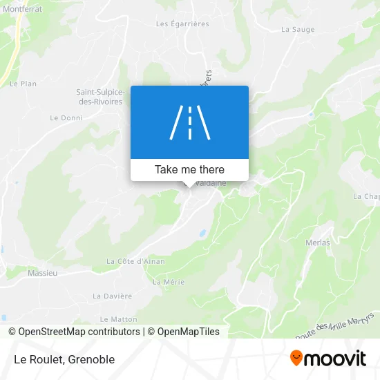 Le Roulet map