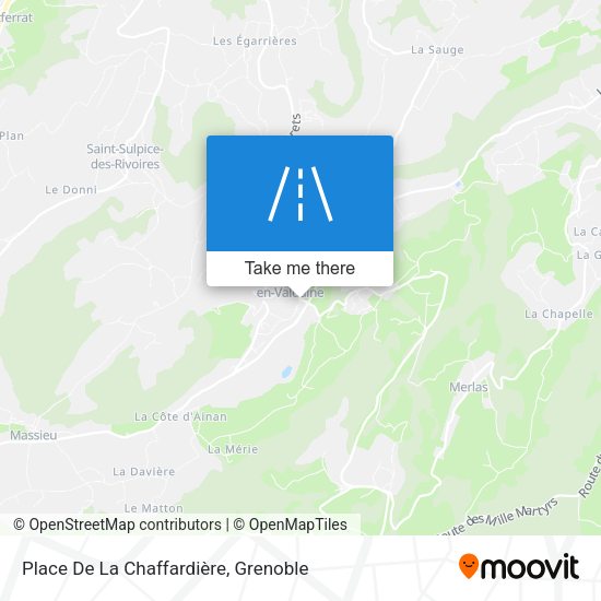 Place De La Chaffardière map