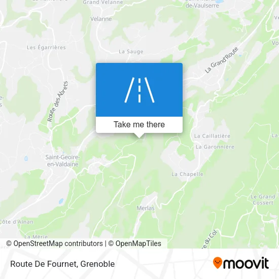 Route De Fournet map