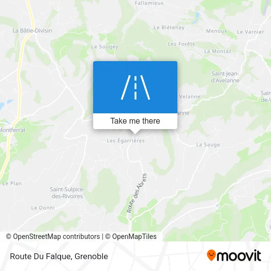 Route Du Falque map
