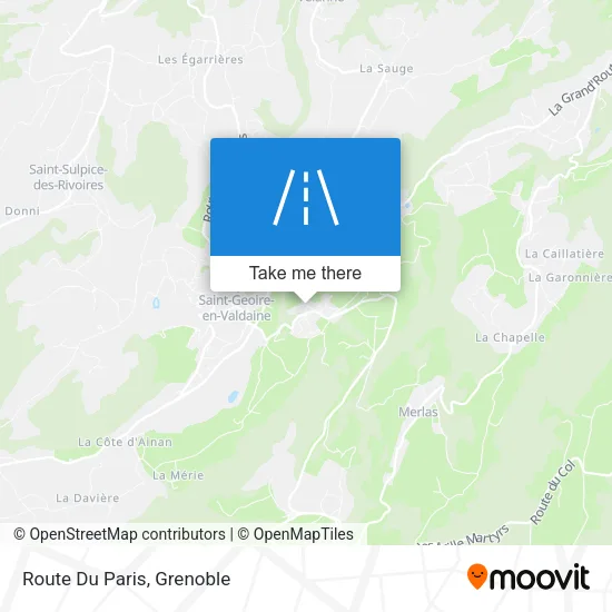 Route Du Paris map