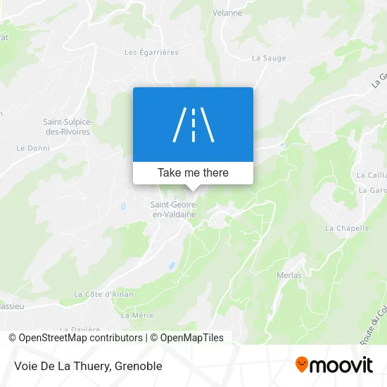 Voie De La Thuery map