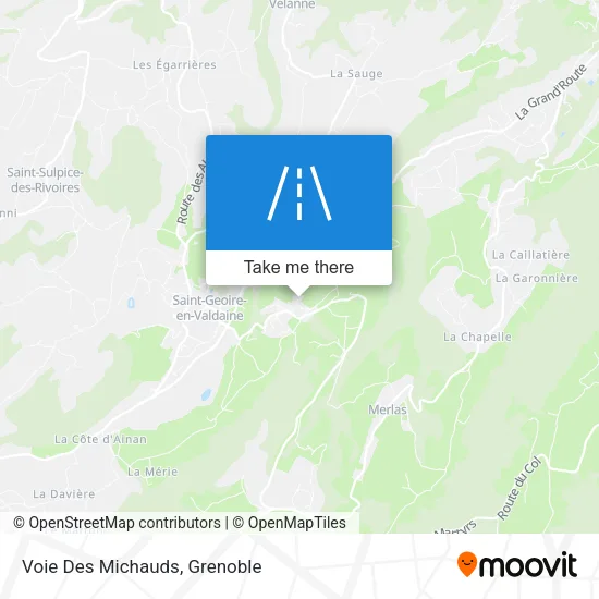 Voie Des Michauds map