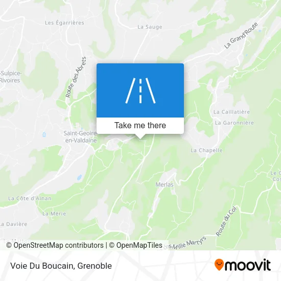 Voie Du Boucain map