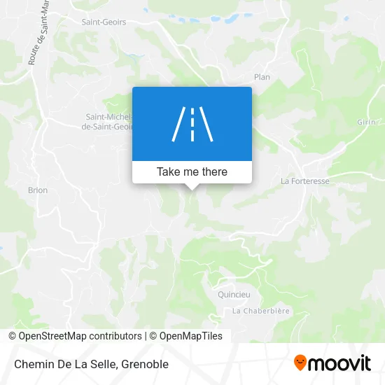 Chemin De La Selle map