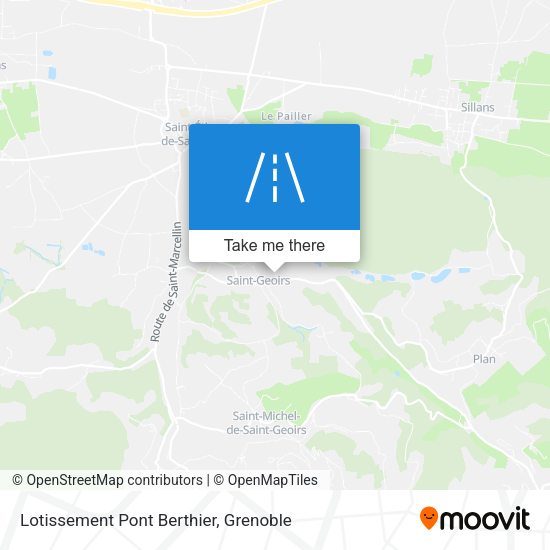 Lotissement Pont Berthier map