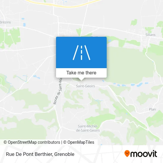 Rue De Pont Berthier map