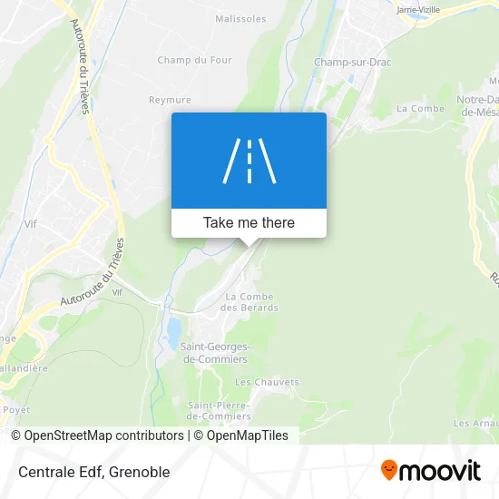 Centrale Edf map