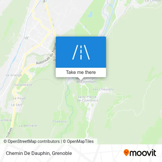 Chemin De Dauphin map