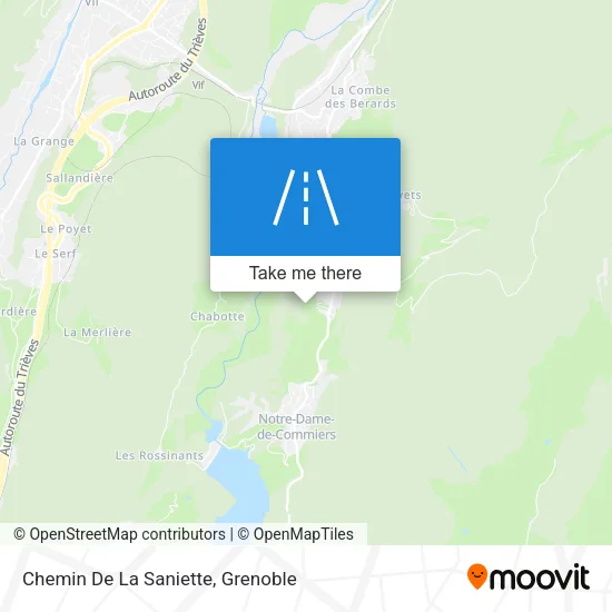 Chemin De La Saniette map