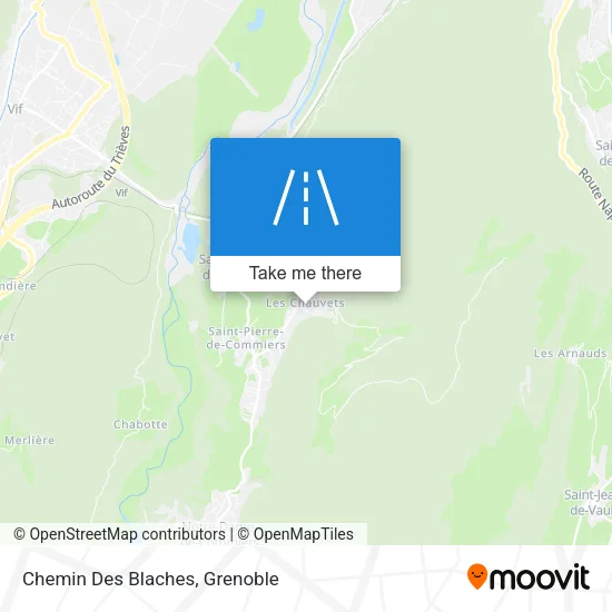 Chemin Des Blaches map
