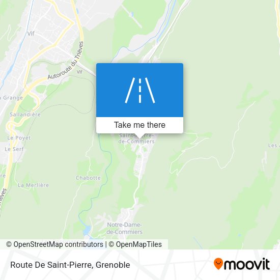Route De Saint-Pierre map
