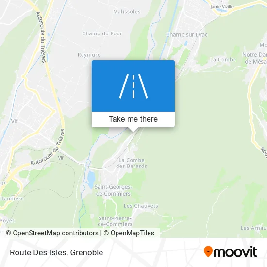 Route Des Isles map