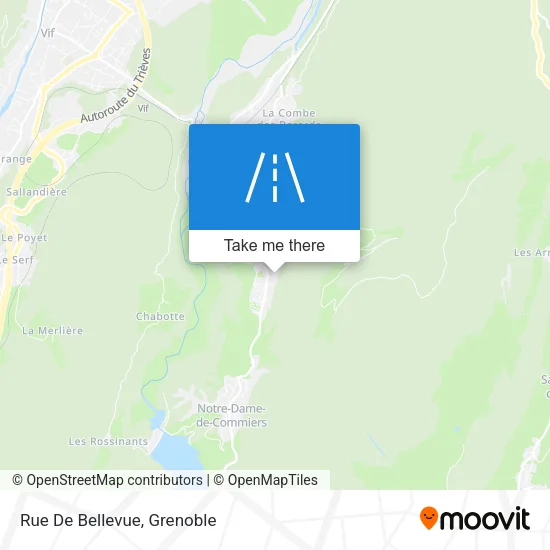 Rue De Bellevue map
