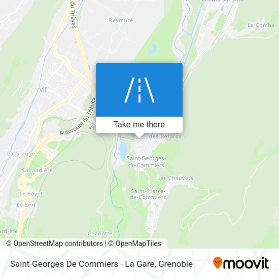 Saint-Georges De Commiers - La Gare map