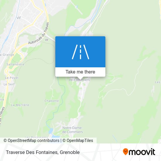 Traverse Des Fontaines map
