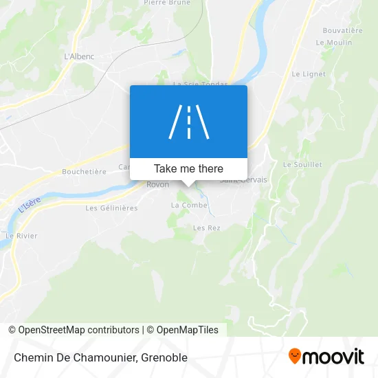 Chemin De Chamounier map
