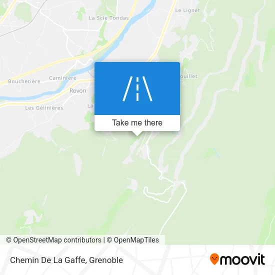 Chemin De La Gaffe map