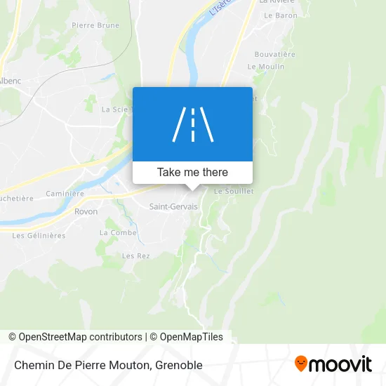 Chemin De Pierre Mouton map
