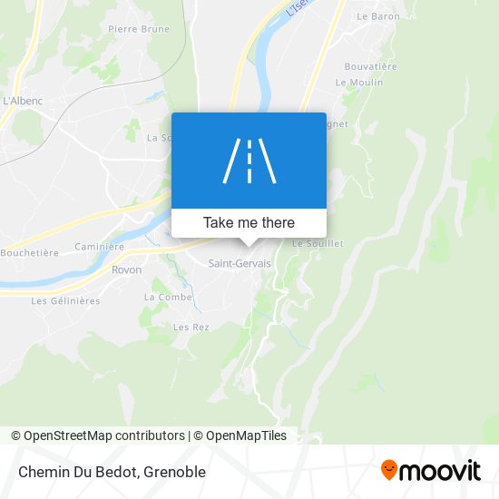 Chemin Du Bedot map