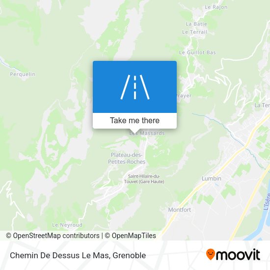 Chemin De Dessus Le Mas map