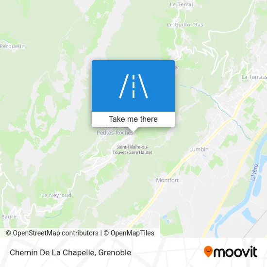 Chemin De La Chapelle map