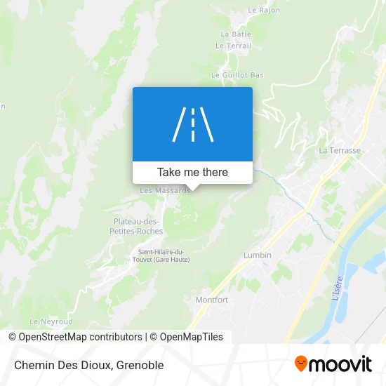 Chemin Des Dioux map