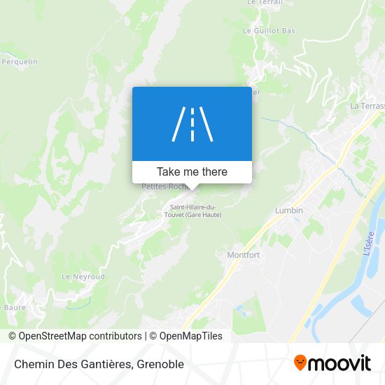 Chemin Des Gantières map