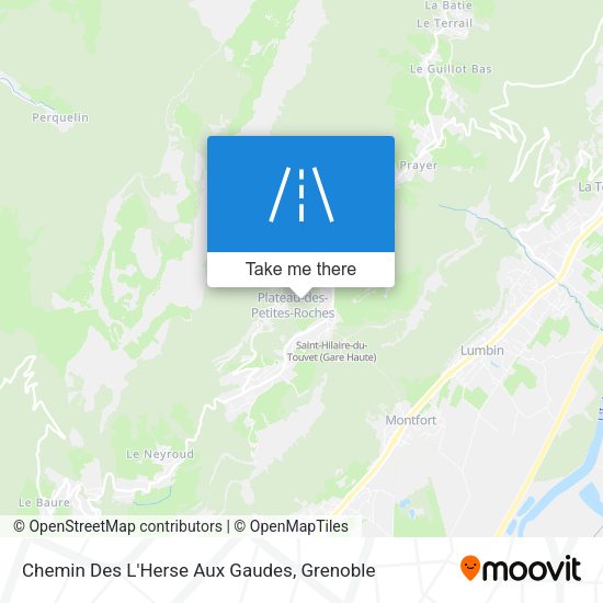 Chemin Des L'Herse Aux Gaudes map