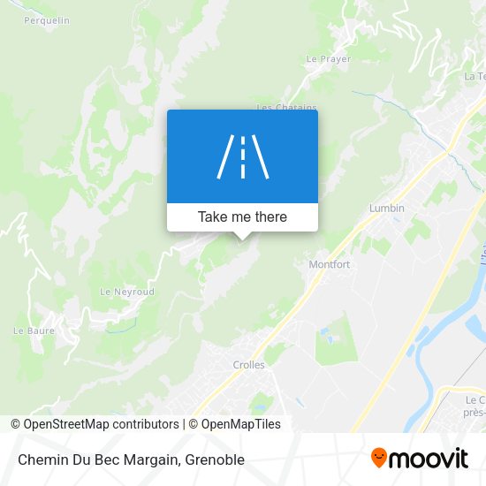 Chemin Du Bec Margain map