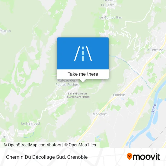 Chemin Du Décollage Sud map