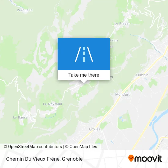 Chemin Du Vieux Frêne map