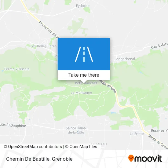 Chemin De Bastille map