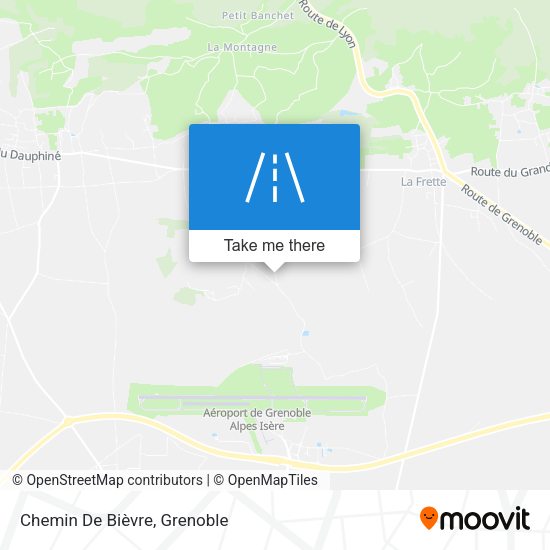 Chemin De Bièvre map